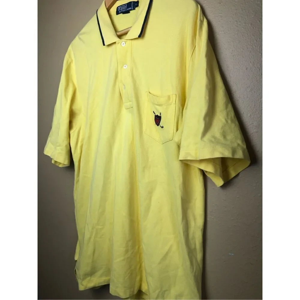 Vintage Polo Ralph Lauren Shirt polo shield Logo Size XL